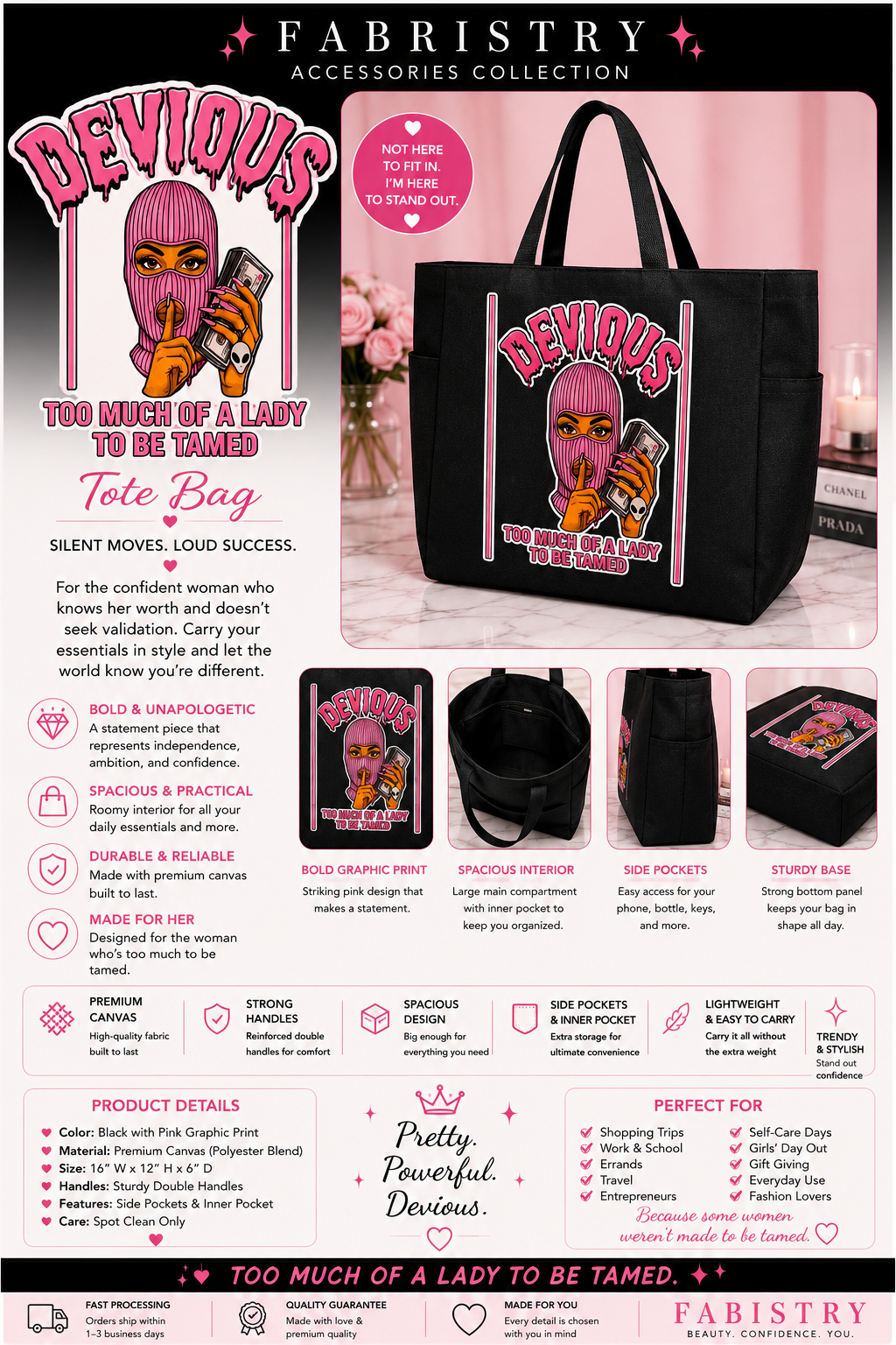Devious Tote Bag