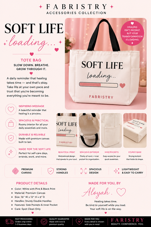 Soft Life Loading Tote Bag