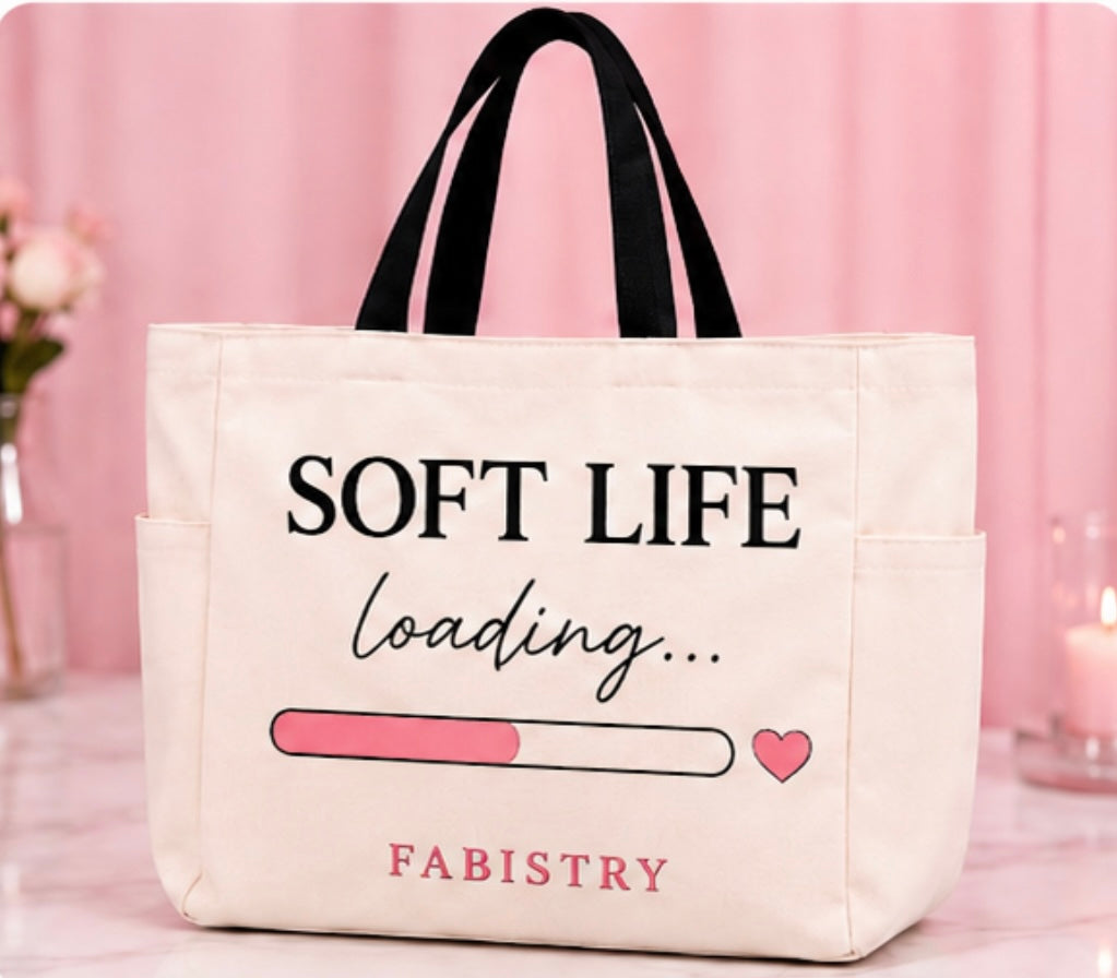 Soft Life Loading Tote Bag