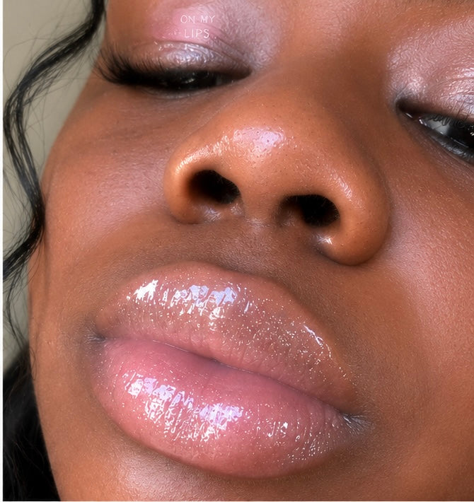 Strawberry Goddess                                 Glass like shine with soft pink shimmer