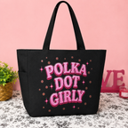 Polka Dot Girly Tote Bag