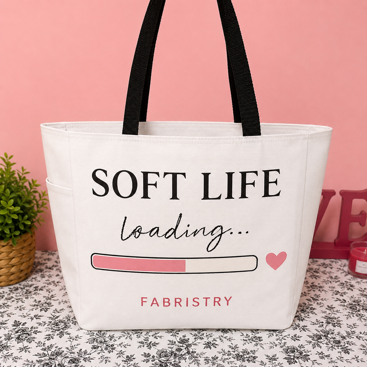 Soft Life Loading Tote Bag