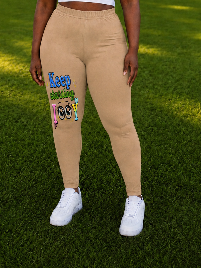 Keep Starring I 👀 Y Leggings